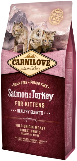 Carnilove Kitten Healthy Growth Salmon & Turkey 6 Kg