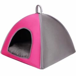 Ibiyaya Little Dome Seng Til Hund Og Katt XL Pink & Gray