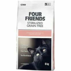 Four Friends Cat Sterilized Grain Free Tørrfôr Til Kastrerte Katter 6 Kg